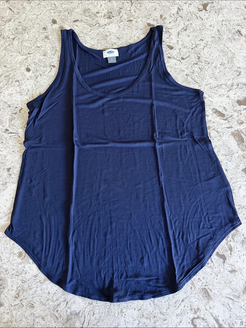 Old Navy Dark Navy Scoop Tank Top